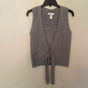 MNG BASICS - SWEATER KNIT DEEP V-NECK VEST